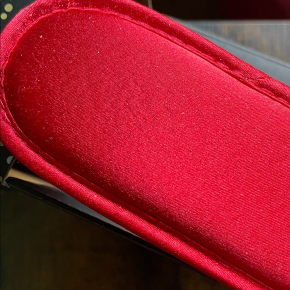 INC International Concepts Vibrant Red Feathered Slippers - Picture 5 of 5